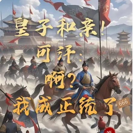 皇子和亲！可汗，啊？我成正统了